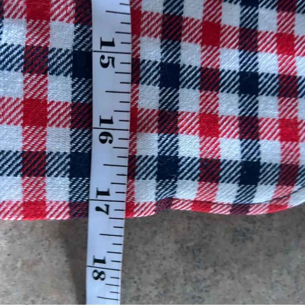 Vintage Kids Blazer - red/blue/white checkered plaid fully lined
